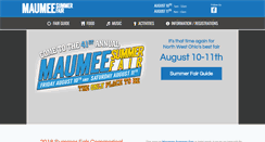 Desktop Screenshot of maumeesummerfair.com